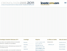 Tablet Screenshot of cronologia2011.levante-emv.com